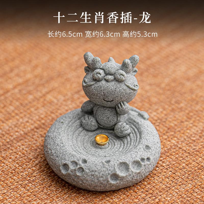 Incense Holder for Sticks Incense Stick Holder Ash Catcher for Meditation Yoga SPA Natural Stone Incense Burner Home Table Decor