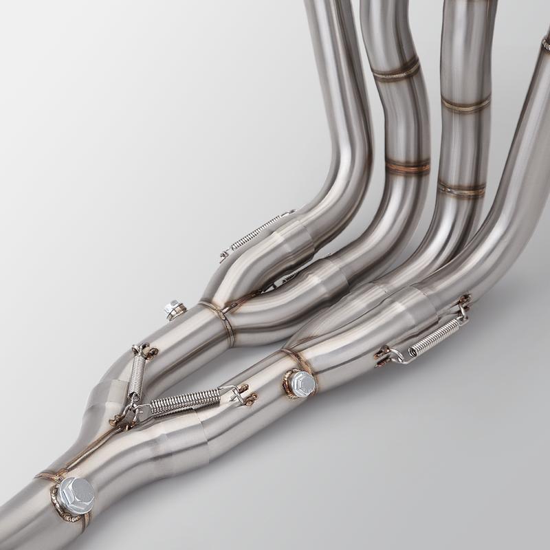 60mm Motorcycle Exhaust Header Link Pipe For S1000RR 10-18 S1000R 15-18 Motorcycle Muffler Escape Mid Pipe