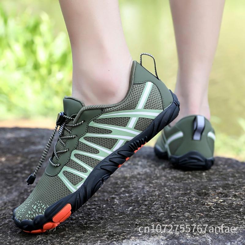 High Quality Water Shoes Men'S Women'S Wading Swimming Barefoot Five Fingers Aqua Shoes Beach Seaside Fitness Anti-Slip Sneakers