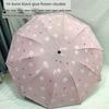 12-Rib Extra-Large Umbrella, Dual-Purpose for Sun and Rain, Sunshade Umbrella for Men and Women, Manual Reinforced Folding Sun Protection Umbrella