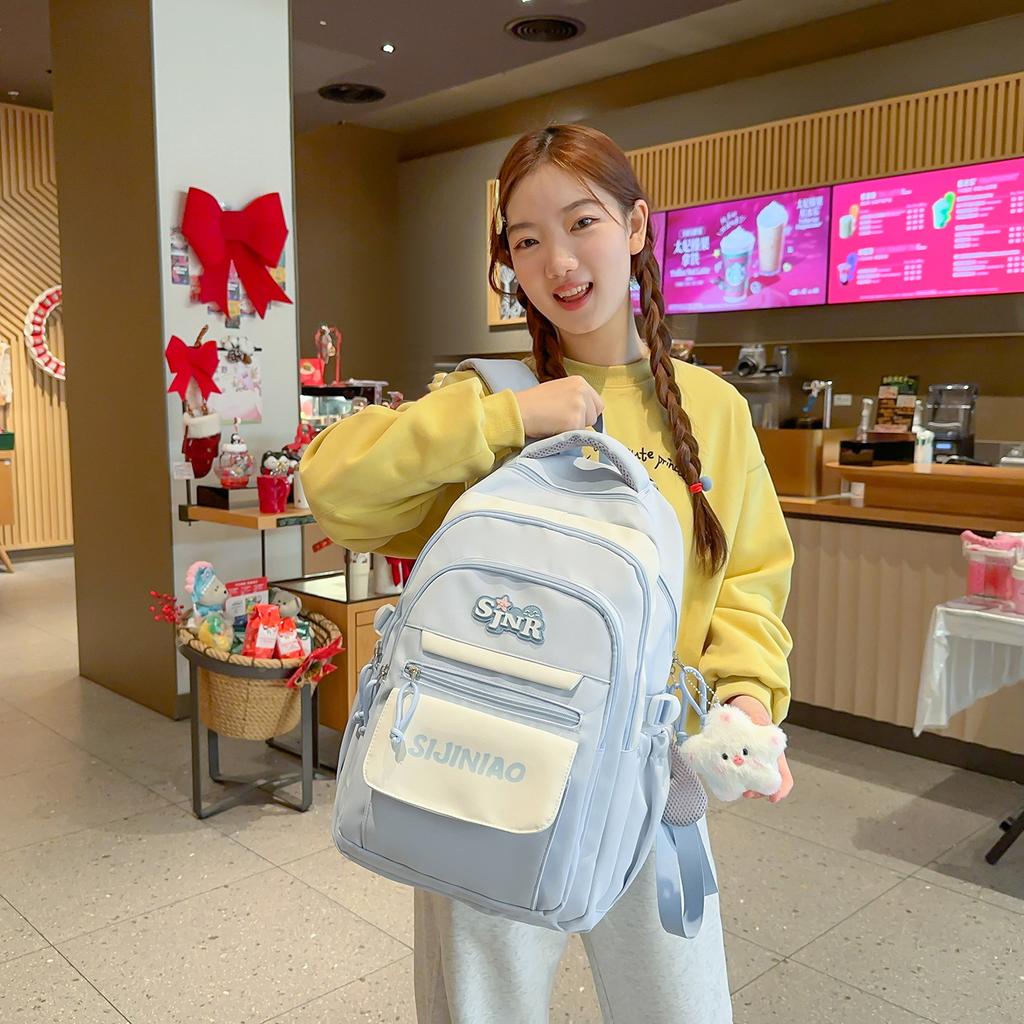 Schoolbag new ins Japanese junior high school schoolbag Girls high school backpack 3rd to 5th and 6th grade primary school students backpack