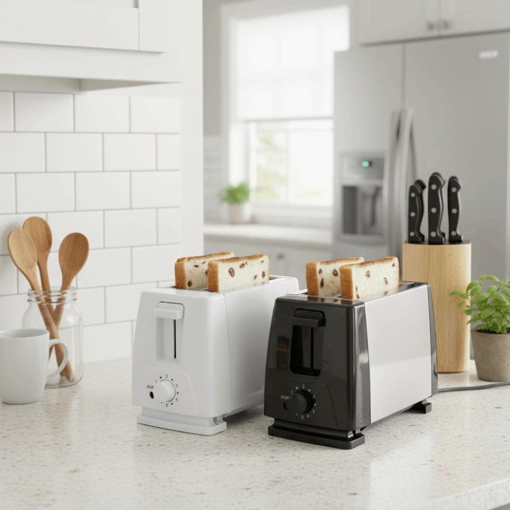 Automatic Electric Bread Baking Machine Stainless Steel Breakfast Machine 2 Slice Toaster  Sandwich