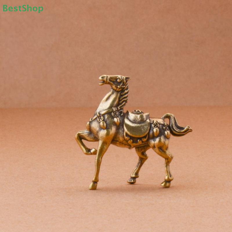 Vintage Pure Horse Crafts Copper Figurines, Home Desktop Decoration Enthusiasts Collect
