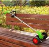 Rechargeable Lithium Battery Lawn Mower with Wheels - Compact Weeding Tool