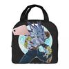 Digimon Weregarurumon Insulated Lunch Bag for Kids School Cooler Thermal Food Box Tote Portable Lunch Boxes Container