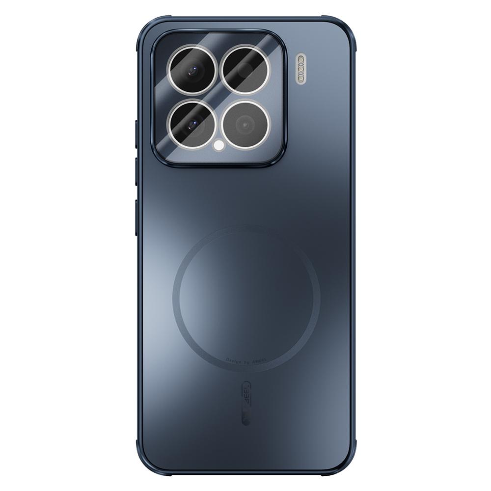 For Xiaomi 15 Magnetic Case TPU PC Cooling Matte Phone Back Cover with Lens Film