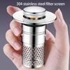 Practical Bathtubs Drain Stoppers And Drain Collector Bounces Designs Without Clog Filter Basket Accessory for Drain