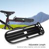 Aluminum Alloy Rear Seat Luggage Shelf Heavy Duty Rear Seat Luggage Rack  Bike Touring