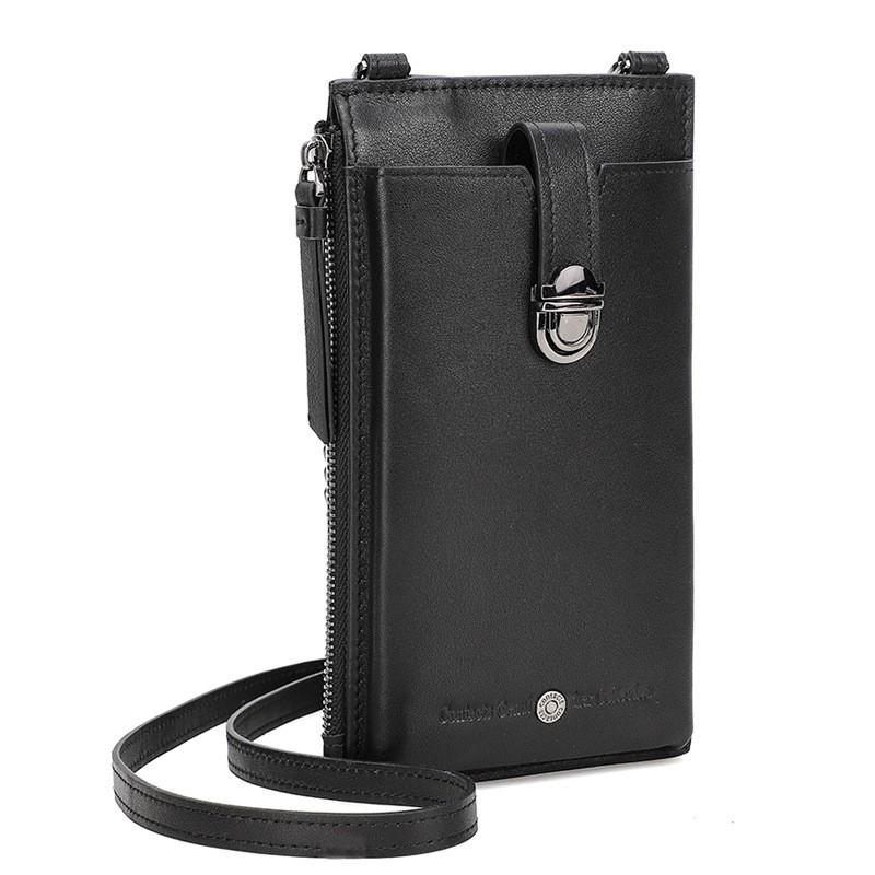 Womens Crossbody Bag Genuine Leather Top Grain Small Square Phone Keys Casual Daily Use