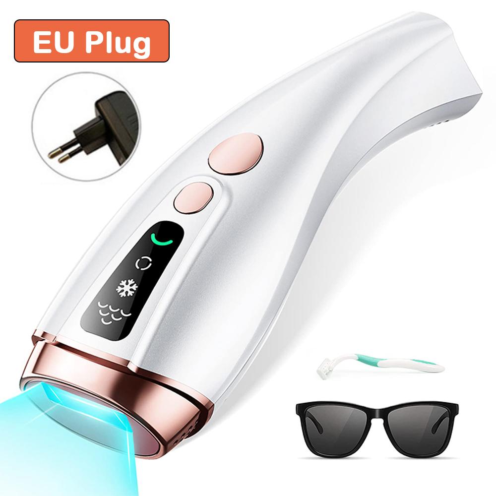 IPL Hair Removal For Ladies Permanent Laser Hair Remover Device With Ice Cooling Painless Epilator For Women Body Bikini Facial