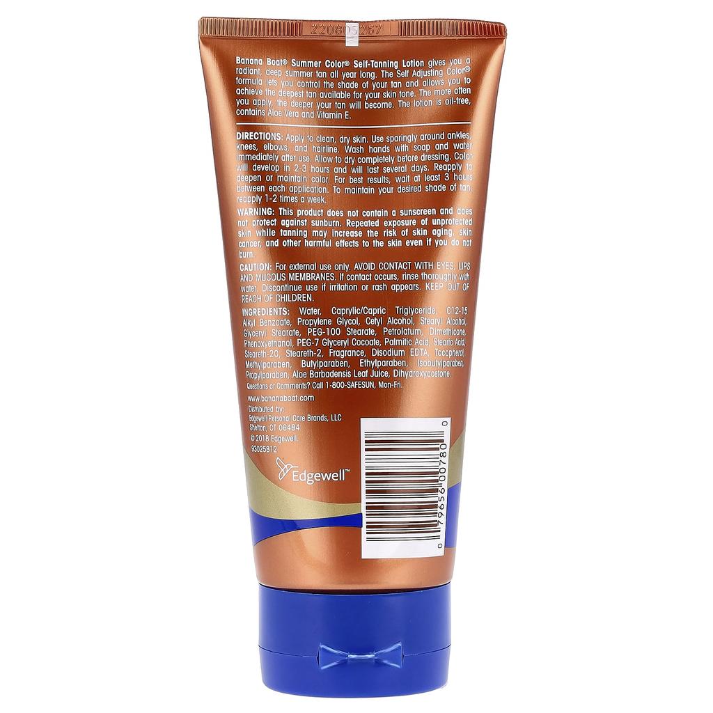 Summer Color®, Self Tanning Lotion, Light Medium Color, 177 Ml (6 Fl Oz)