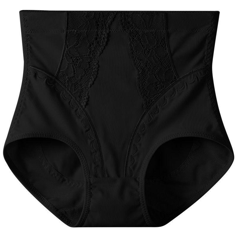 Damen Bauchkontrolle Eis-Seide Nahtlose Unterwäsche Sommer Dünn Bauchformend Übergröße Hohe Taille Po-Hebend Po-Bedeckende Slips