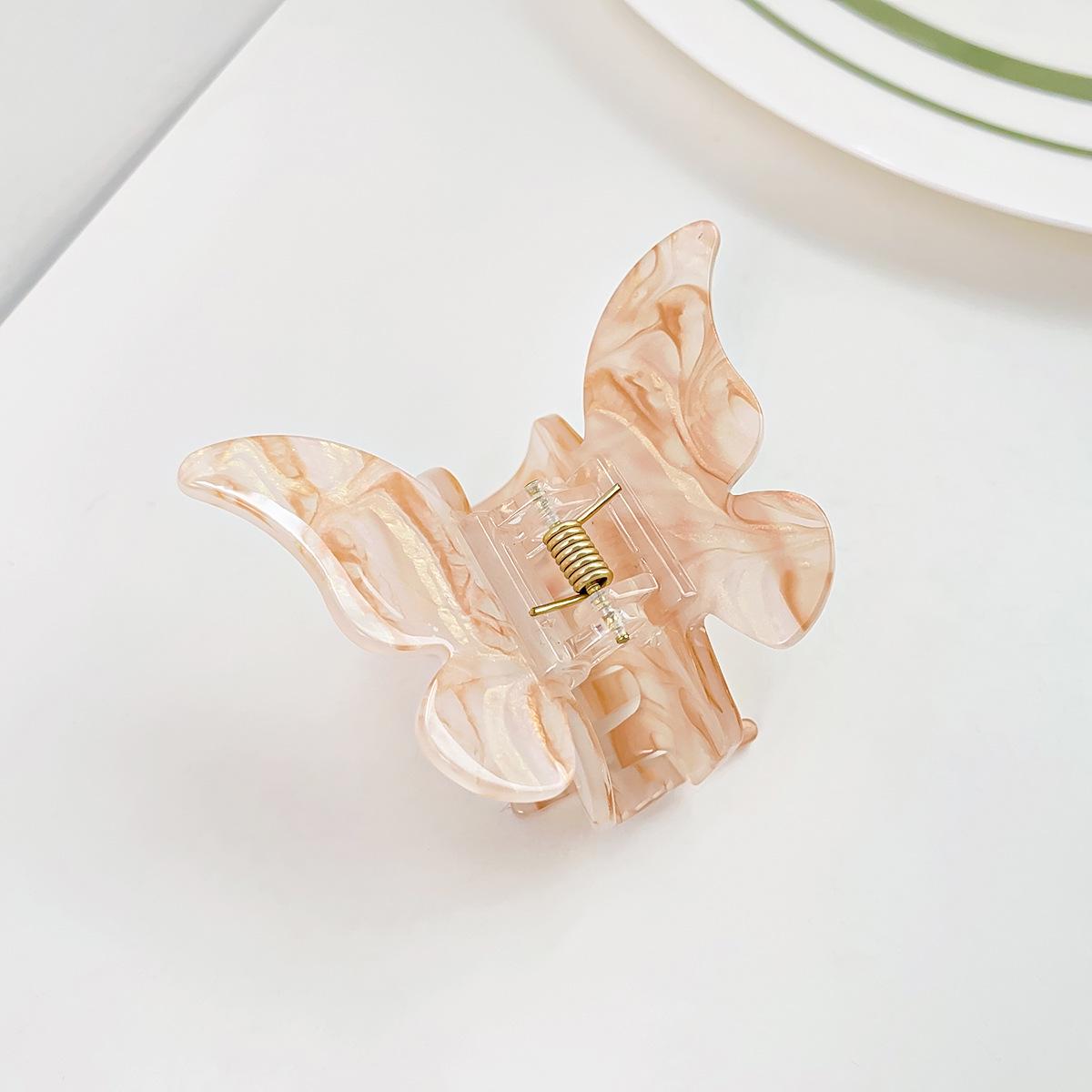 

Акриловая заколка для волос Bofeiya Retro Butterfly - маленькая заколка для волос в виде акулы для полузавязанных волос Direct Sale from Bofeiya Factory