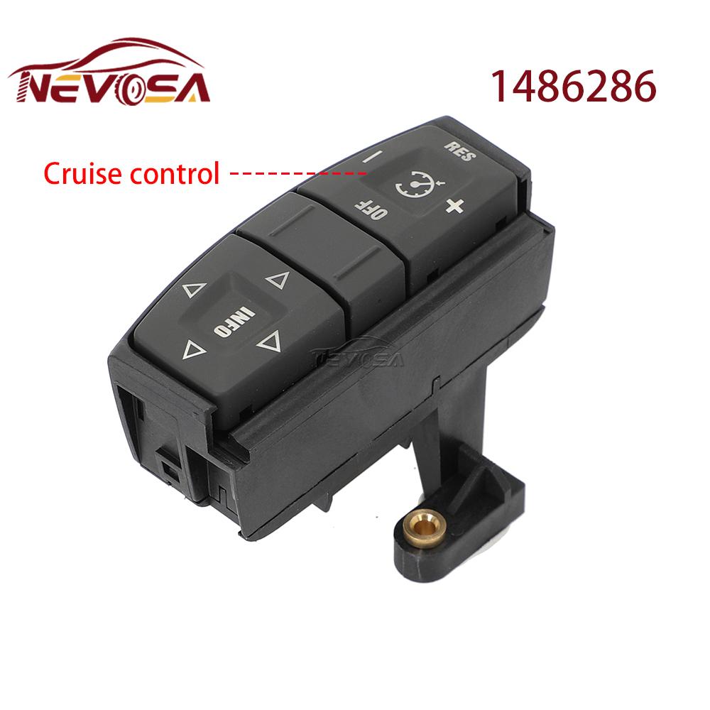 NEVOSA For SCANIA P G R T Series Truck Steering Wheel Module Telephone Menu Switch Adaptive Cruise Control Switch Button 1870912
