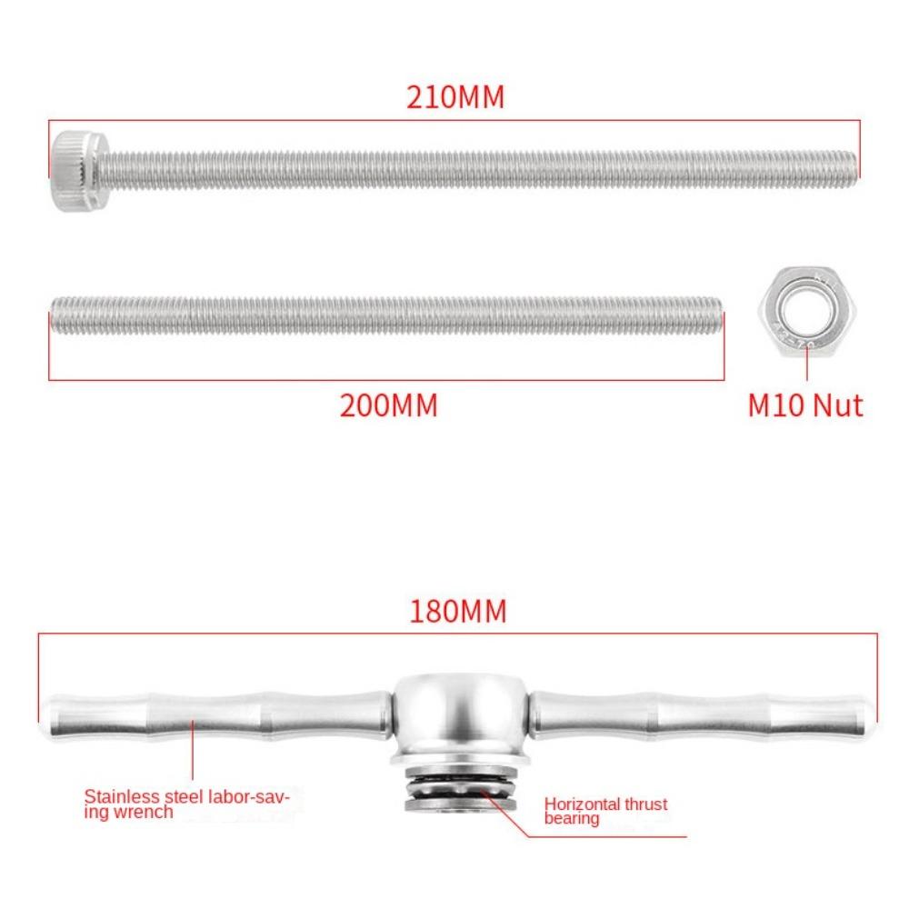 Aluminum Alloy Bottom Bracket Install and Removal Tool Stainless Steel Removal Axle