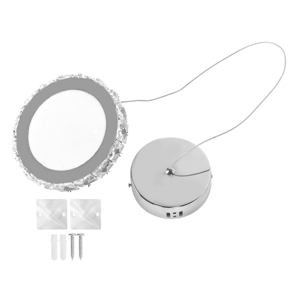 Crystal Chandelier Hanging Lamp Pendant Lamp for Dining Room Kitchen 12W White Light 85-265V