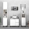 Schrank unter dem Waschbecken, 2 Schubladen, schwarzes dreieckiges Stativ, 65x33x60 cm