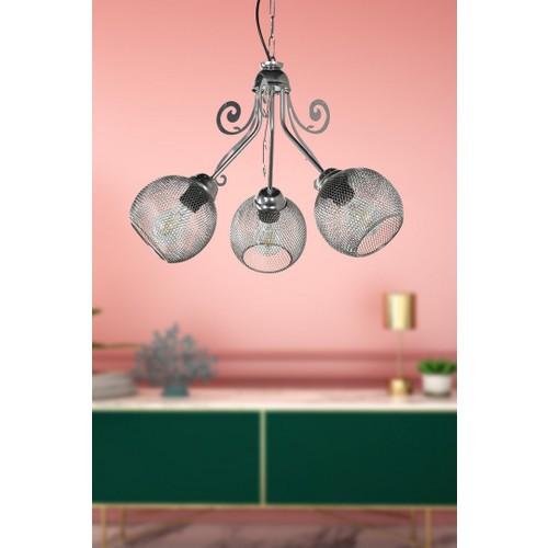 

Тройная Люстра Хром Нет:02