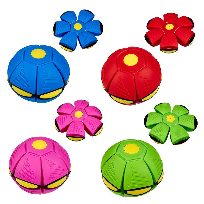 Buy Flying Flat Throw Disc Ball Light Toy Kid Outdoor Garden Basketball