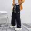 Overalls Men's Autumn New High Street Ins Tide Brand Loose Cotton Casual Pants Student Multi-Pocket Straight Pants