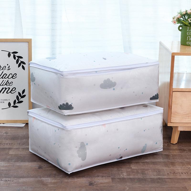Moisture-Proof Quilted Comforter Storage and Moving Bag - Large Size Small 55x36x20 cm