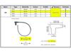 NGK CR4 Racing Cable [8054] L Type / 50cm / Integrated Type
