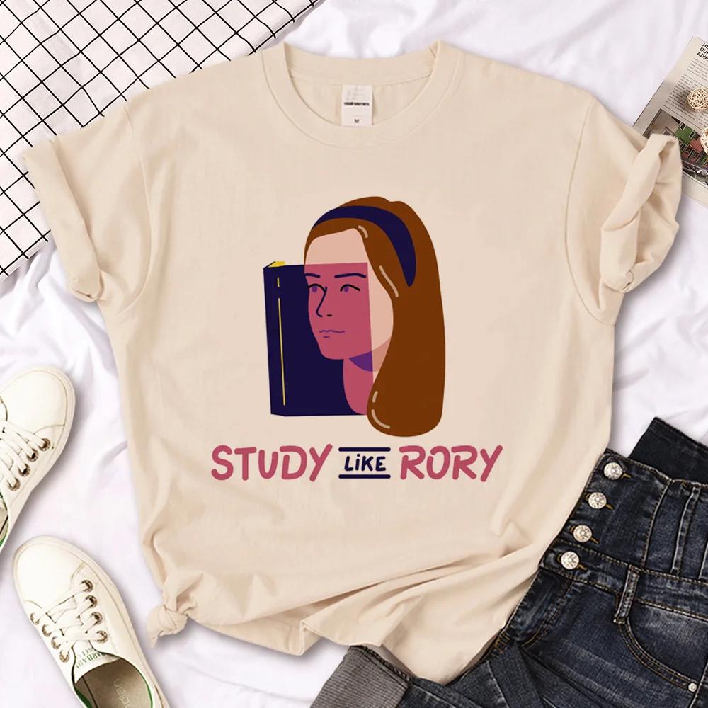 Gilmore Girls T-shirts Women Manga Graphic Harajuku Tee Girl Japanese Clothes Summer T-Shirts Fashion Short Sleeve Tops