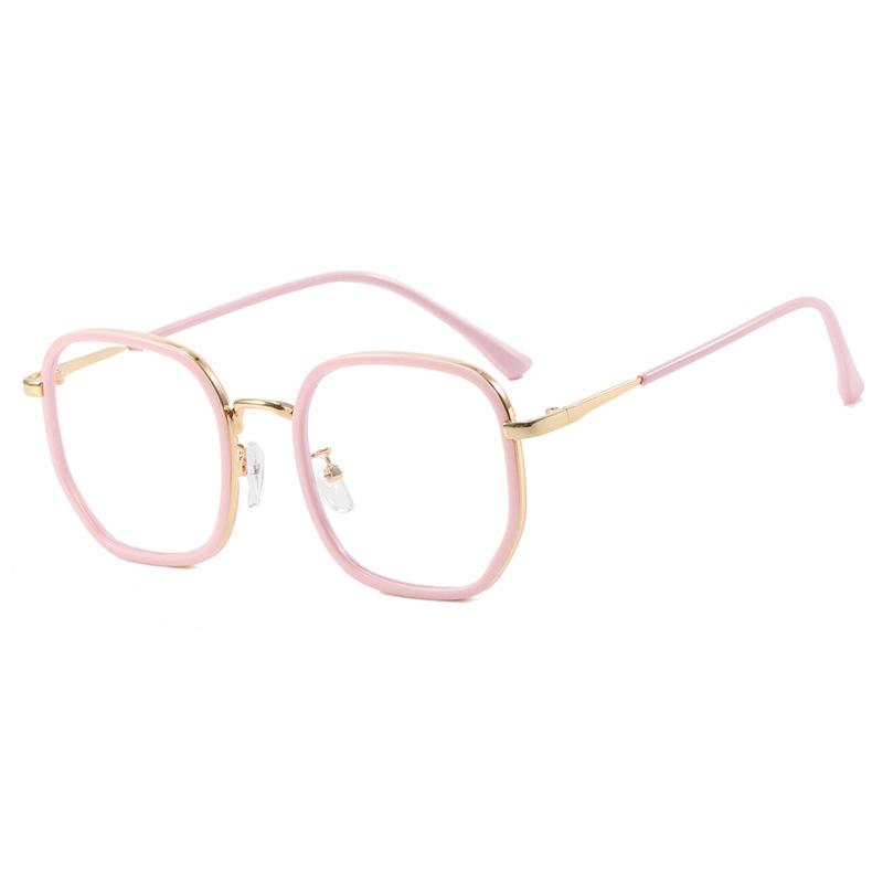 

New Brand Design Milk Coffee Color Women Square Frame Photochromic Anti Blue Light Prescription Femal Reading Glasses 5.5