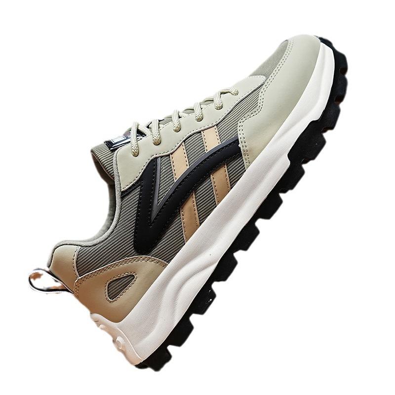 New men's shoes sports shoes spring and autumn single shoes casual shoes platform running shoes breathable mesh shoes