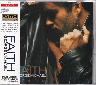 CD GEORGE MICHAEL  Faith 258P5180 EPIC 1989 Japan Dance  Electronica Used