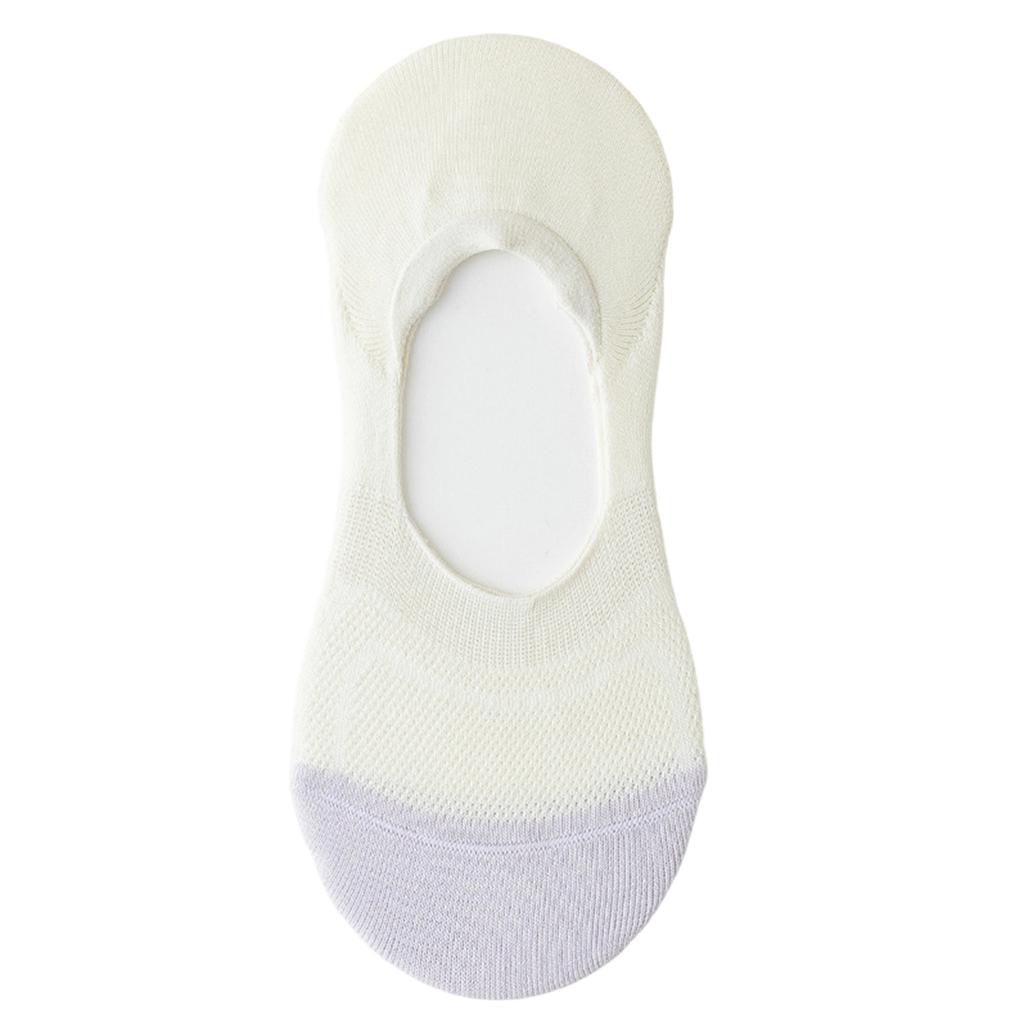 Damen No Show Unsichtbare Socken Dünn Atmungsaktiv Netz Niedrig Geschnitten Rutschfest Socken für Loafer Flats und Sneaker