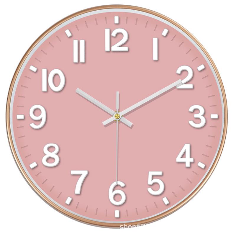 14-Inch Quartz Wall Clock for Classroom & Living Room – Easy Mount, No-Drill Design