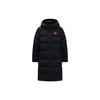Champion All-Weather Series Hooded Long National Flag Pattern Zipper Warm Long Sleeve Down Jacket Men Outerwear Basic-Black 152410901-5