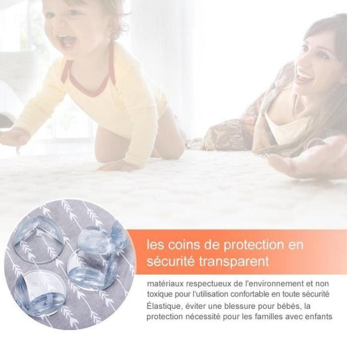 20 pièces protege coin de table, protections d'angles et rebords, protection bebe - Transparent Protecteur de Coin, Protecteur de