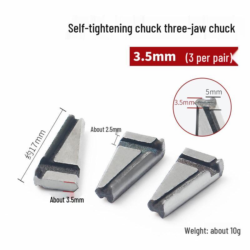 Precision Automatic Self-Tightening Drill Chuck 1-13mm, Three-Jaw Wrenchless Clamping Head