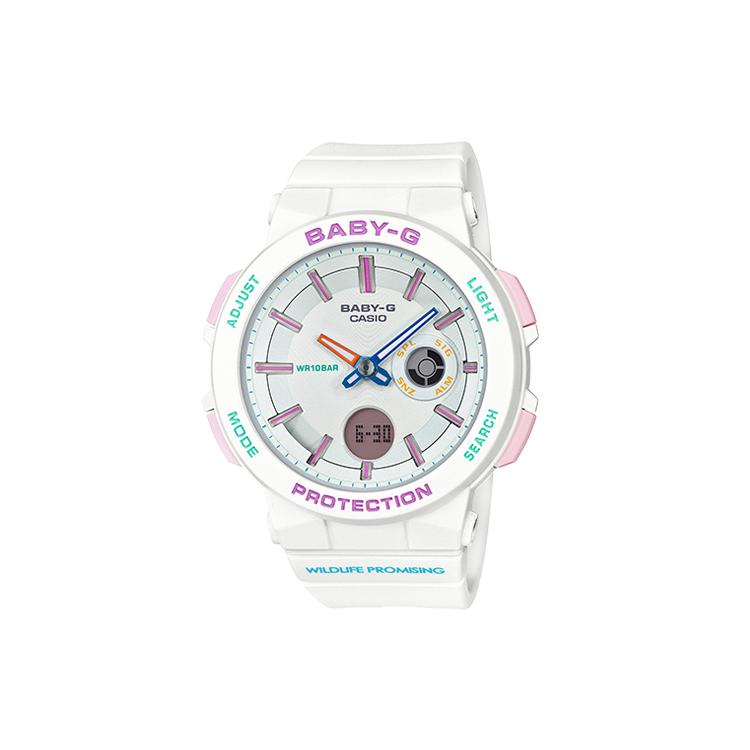 CASIO Women s BABY-G Watch BA-255WLP-7A BA-255WLP-7A White Dial