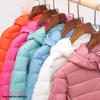 Plus Size Women's Lightweight Hooded Down Jacket - 2024 Winter Fashion, Warm White Duck Down, Short Style Outerwear