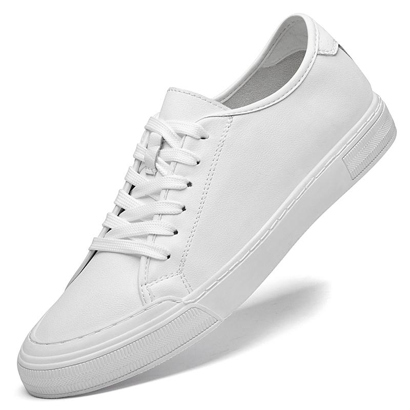 

Fashion White casual men s shoes Sports Fashion Style Design Outdoor leisure street walking Luxury adult work shoes and lace-up New 46