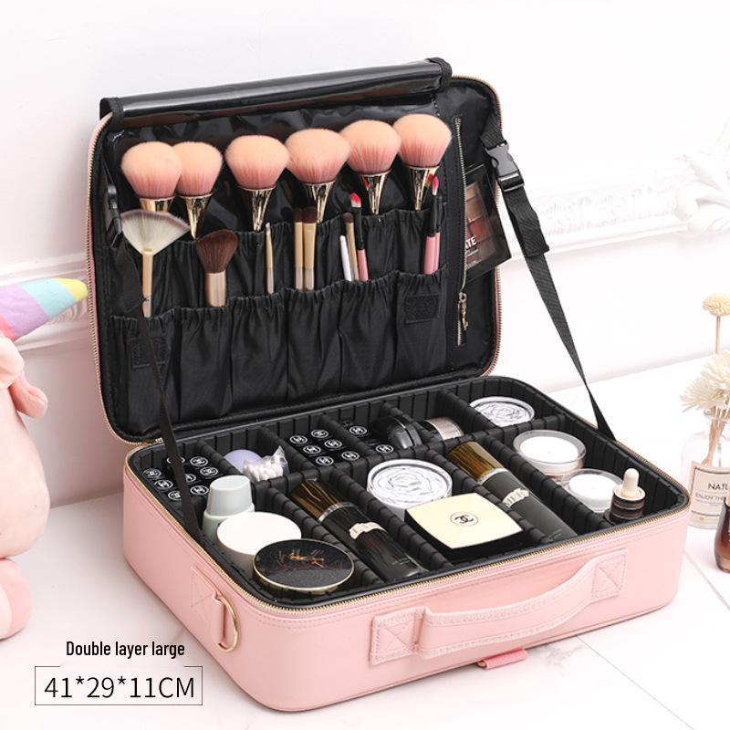 Large Capacity Portable Waterproof Makeup Artist Travel Bag
