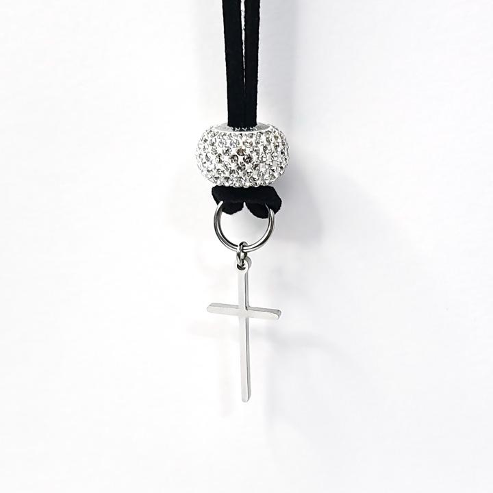 Glory_Arden [Unisex] Leather Bcharmd Necklace / Ghmn-289