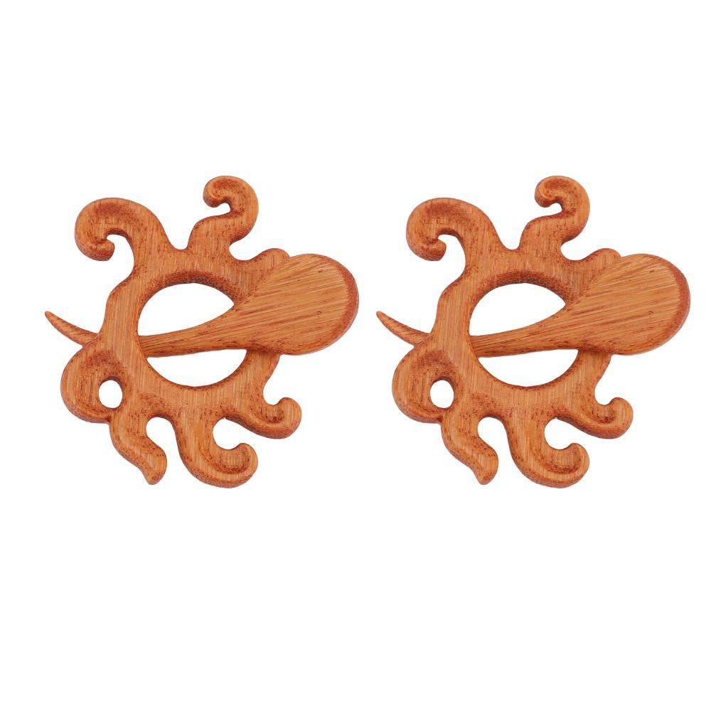 2pcs Creative Design Octopus Brooches Pin Multifunctional Animal Brooch Pin For Sweaters