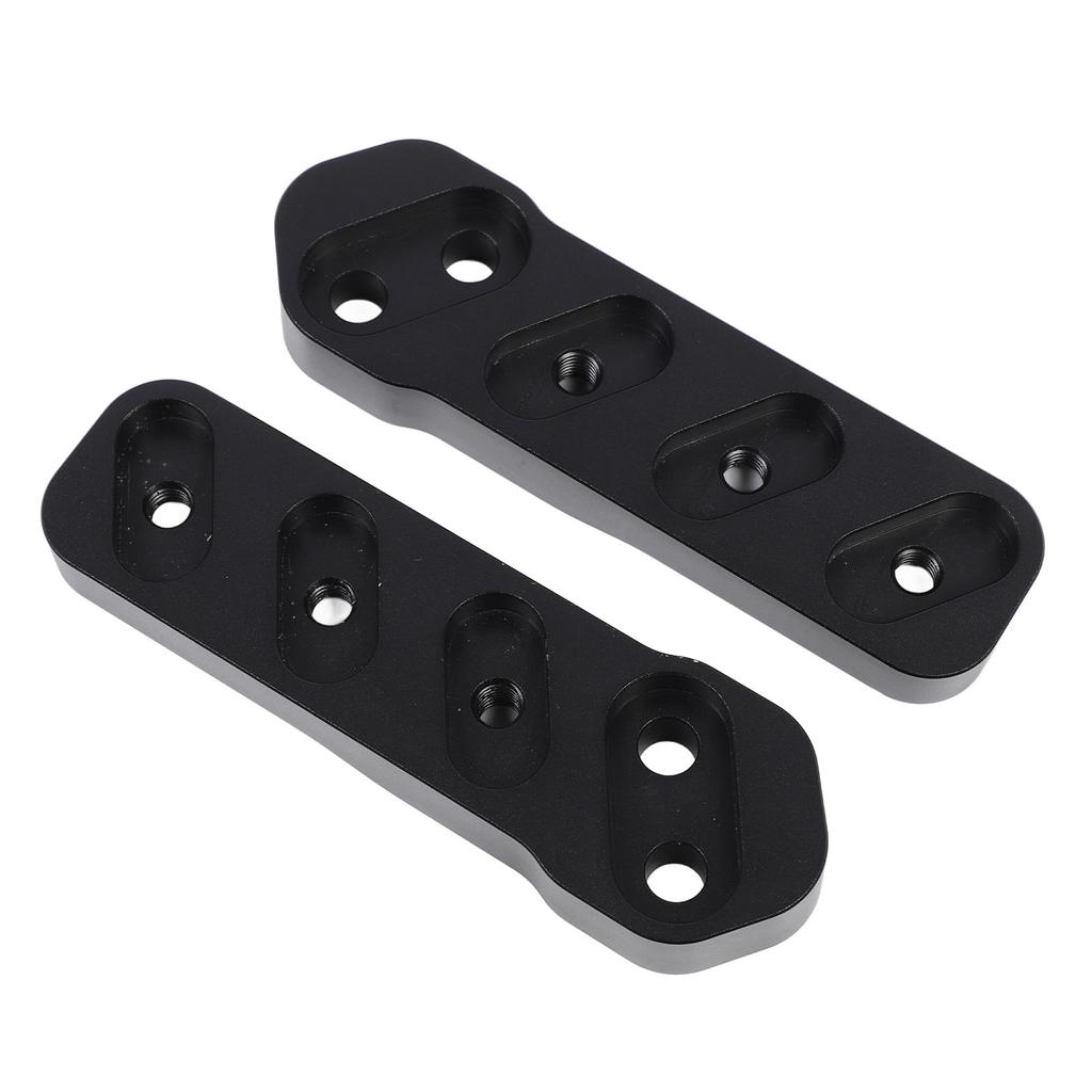 Passenger Floorboard Relocate Kit Adjustable Aluminum Black Powder Coating 41‑425 for Spyder RT 2020 Onwards