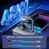 1PC Bluetooth 5.3 Car FM Transmitter 48W PD&QC 3.0 Car Charger Adapter Bluetooth & U Disk Dual Mics Hands-Free Calling