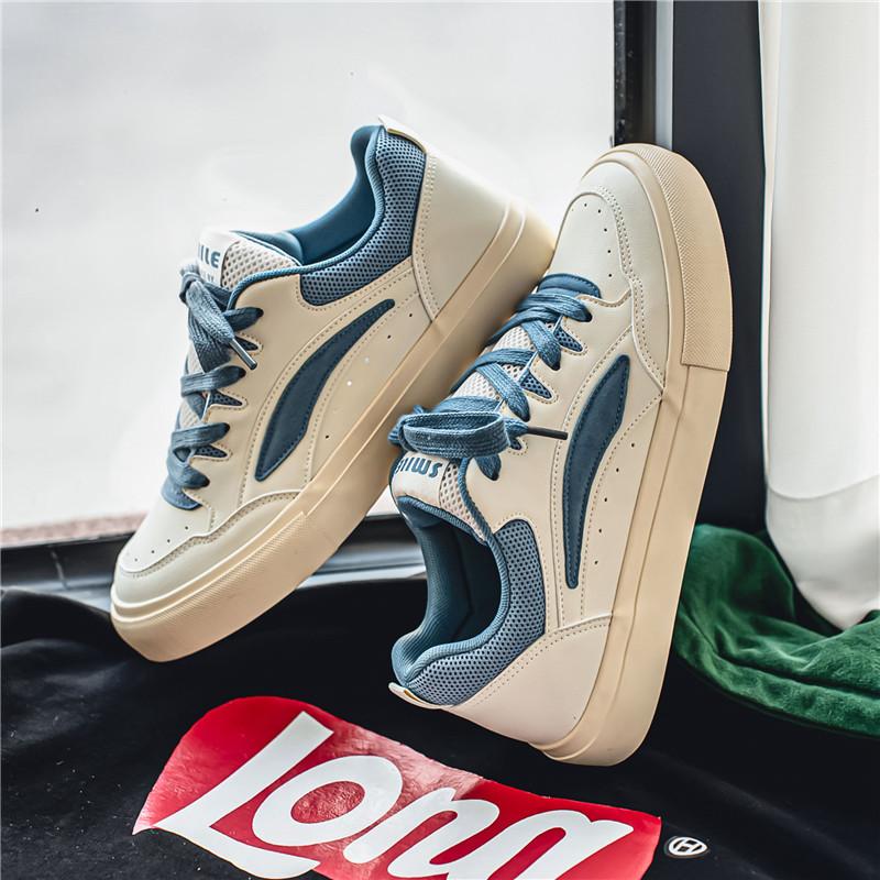 

Новые мужские низкие нишевые мужские туфли студенческий тренд спортивные повседневные кеды для скейтборда мужские 8106 44 синий