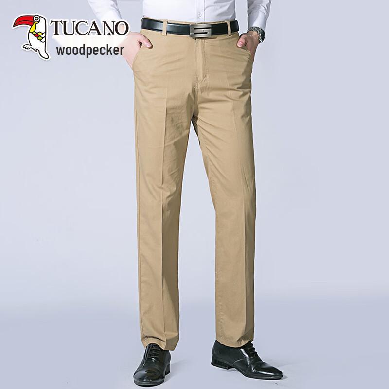 TUCANO Men s Business Casual Straight-Leg Trousers 36