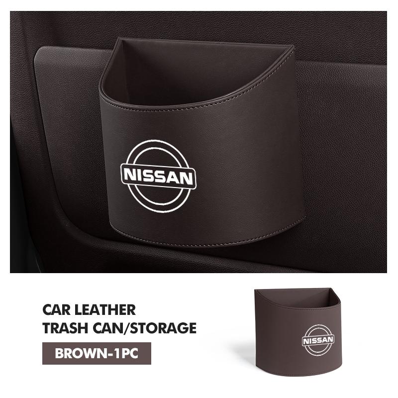 

For Nissan Car Door Trash Can Hanging Dustbin Car Interior Garbage Box J11 J10 Teana J31 Maxima Juke Cube Murano Skyline