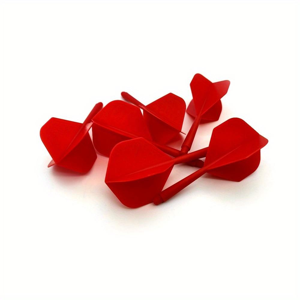 6PCS Dart Wing and Shaft 2BA Professional, Brand New Dart Accessory Kit, Durable and Unbreakable Dart Tail Blade Four Feather Conjoined Tail Blade