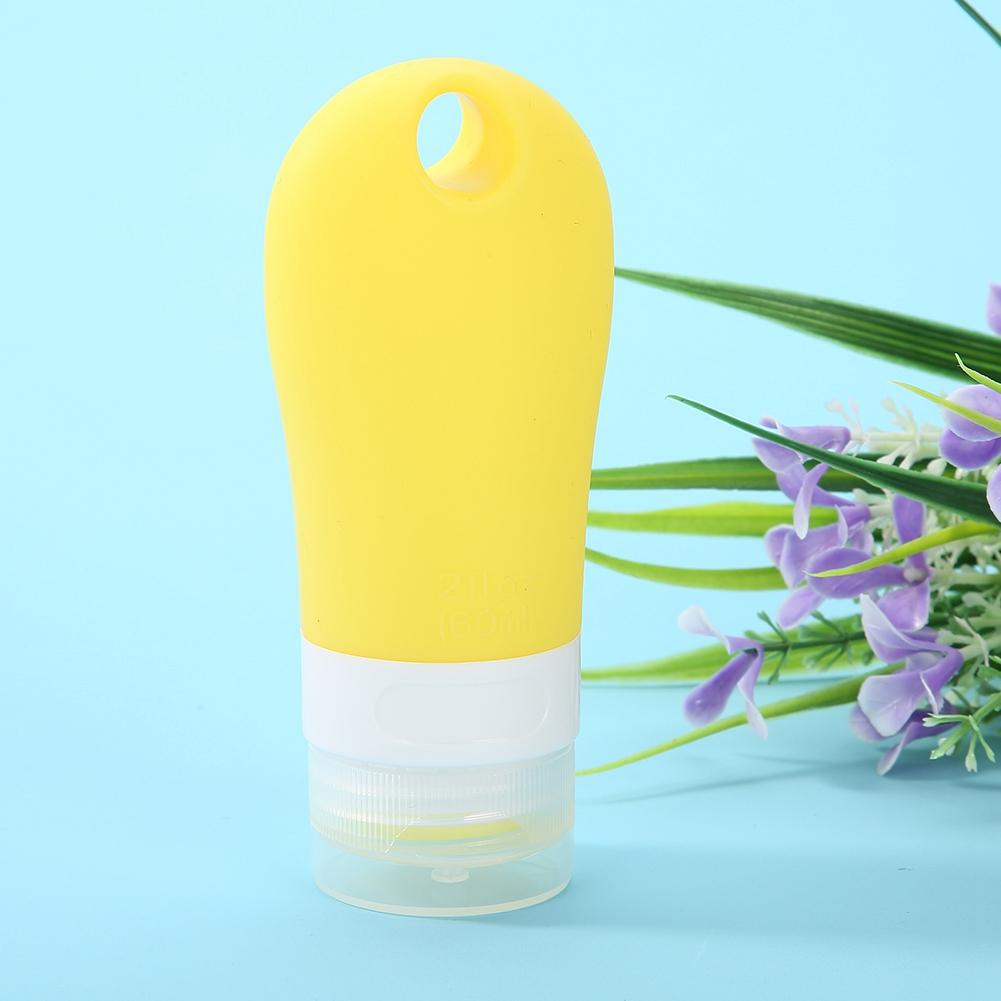 Portable Silicone Travel Bottle Set Lotion Shampoo Shower Empty Press Container 01