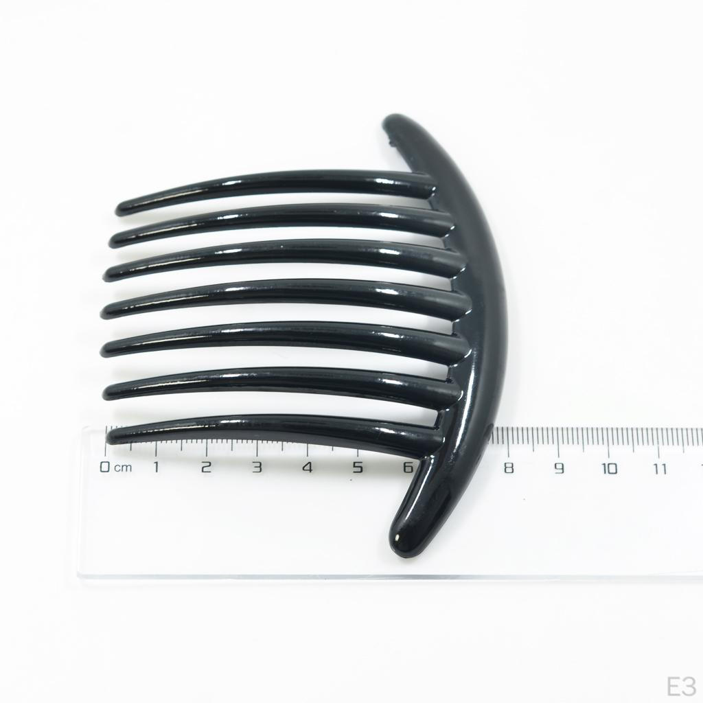 10x Women Girls Plastic Hair Clips Side