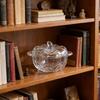 Glass Jar With Lid,Christmas Candy Dish,Candy Cookie Jars,Jewelry Box,Biscuit Containers Food Storage,Decorative Jar